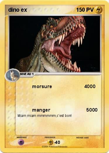 Pokemon dino ex