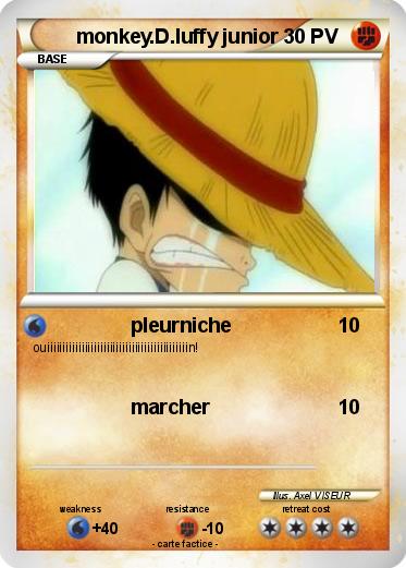 Pokemon monkey.D.luffy junior