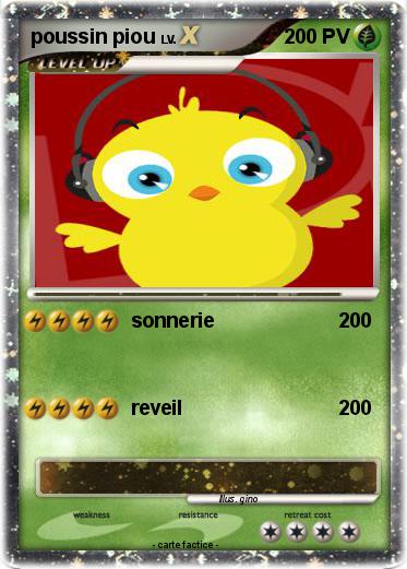 Pokemon poussin piou