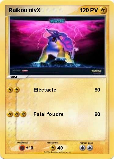 Pokemon Raikou nivX