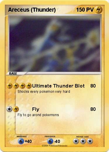 Pokemon Areceus (Thunder)