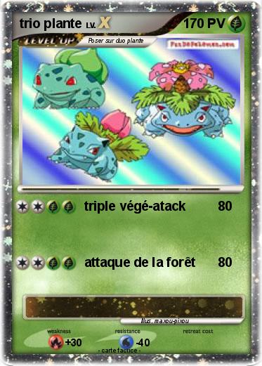 Pokemon trio plante
