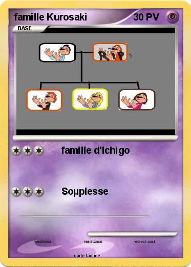 Pokemon famille Kurosaki