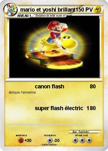 Pokemon mario et yoshi brillant