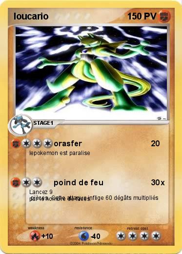 Pokemon loucario