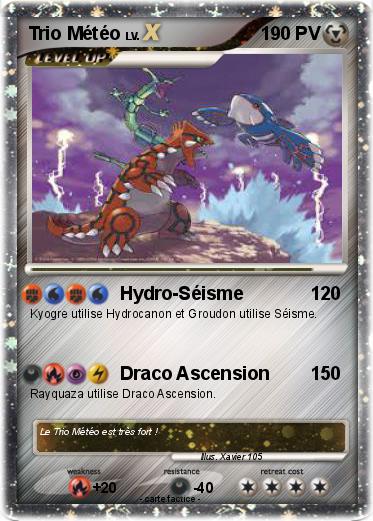 Pokemon Trio Météo
