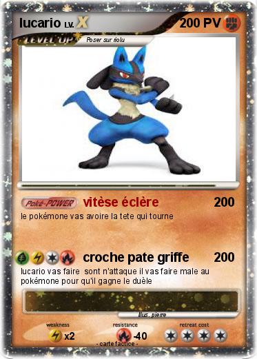 Pokemon lucario