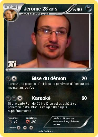 Pokemon Jérôme 28 ans