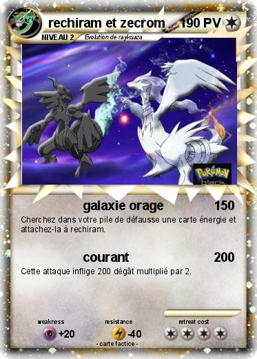 Pokemon rechiram et zecrom