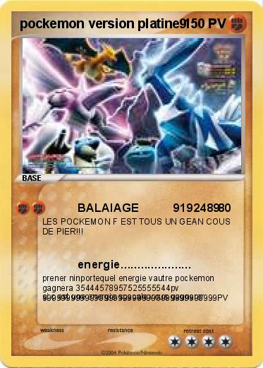 Pokemon pockemon version platine9