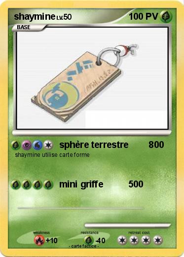 Pokemon shaymine