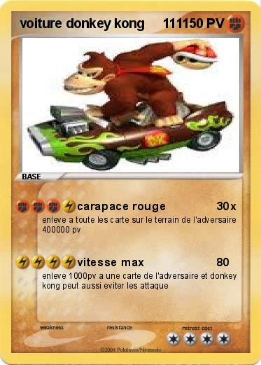 Pokemon voiture donkey kong     111