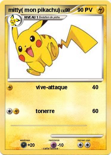 Pokemon mitty( mon pikachu)