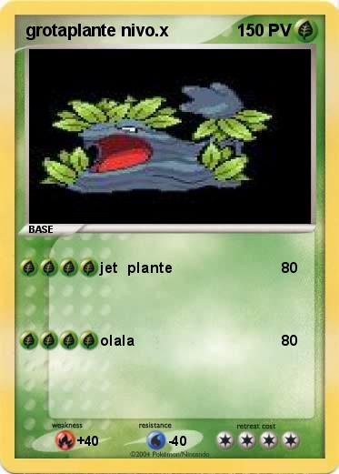 Pokemon grotaplante nivo.x