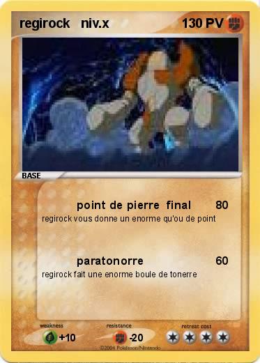 Pokemon regirock   niv.x