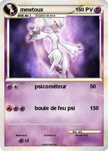 Pokemon mewtoux