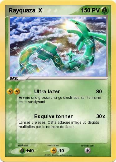 Pokemon Rayquaza  X