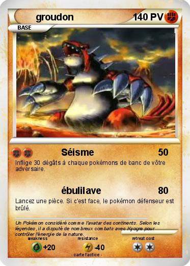 Pokemon groudon