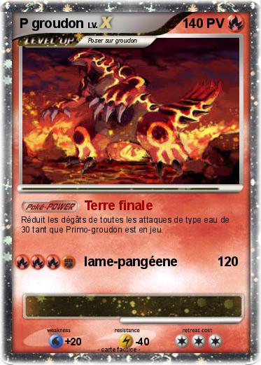 Pokemon P groudon