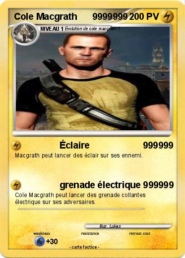 Pokemon Cole Macgrath      9999999