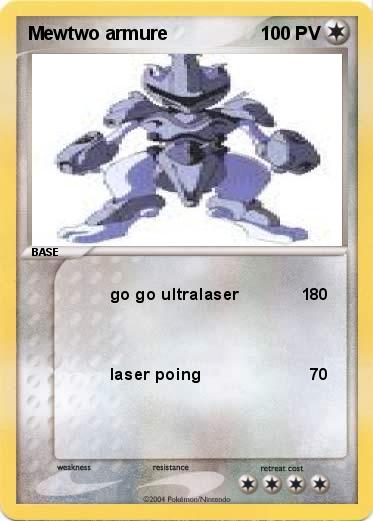 Pokemon Mewtwo armure
