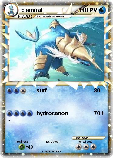 Pokemon clamiral