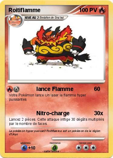 Pokemon Roitiflamme
