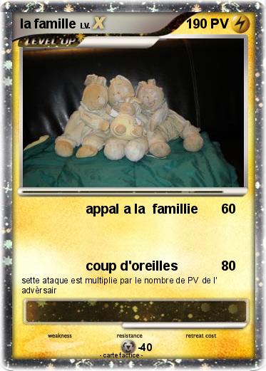 Pokemon la famille
