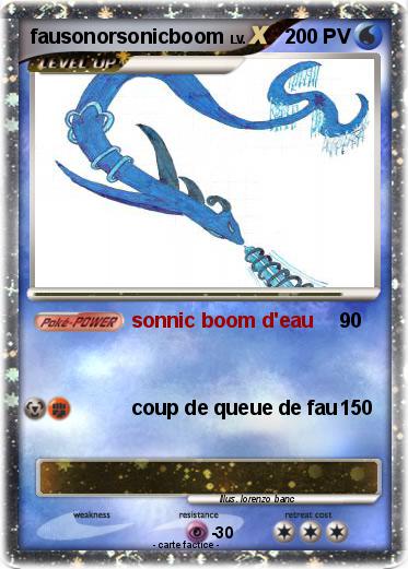 Pokemon fausonorsonicboom