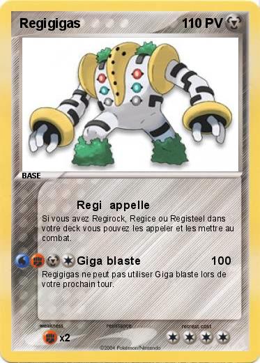 Pokemon Regigigas