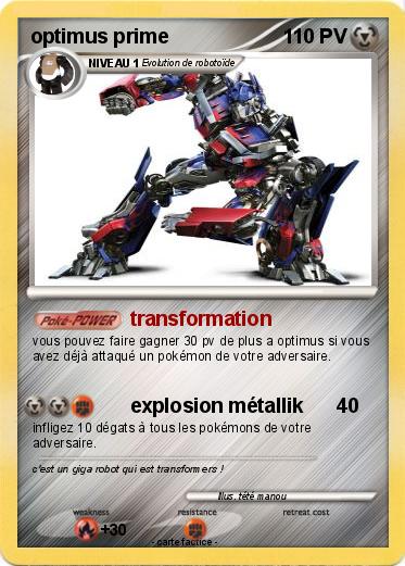 Pokemon optimus prime
