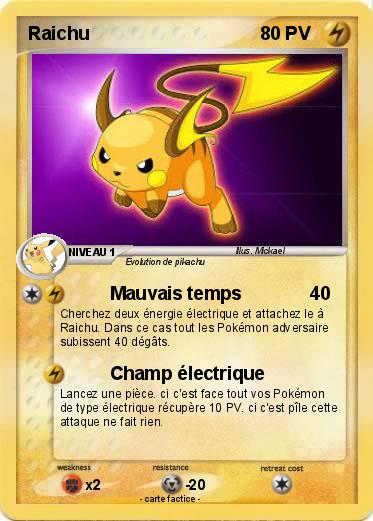Pokemon Raichu