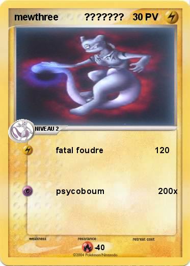 Pokemon mewthree          ???????