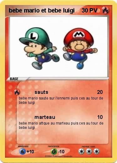 Pokemon bebe mario et bebe luigi
