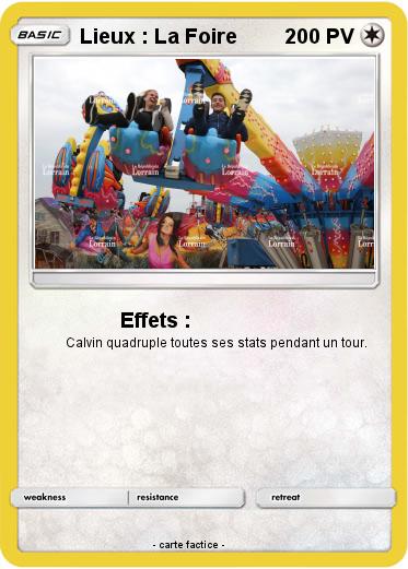 Pokemon Lieux : La Foire