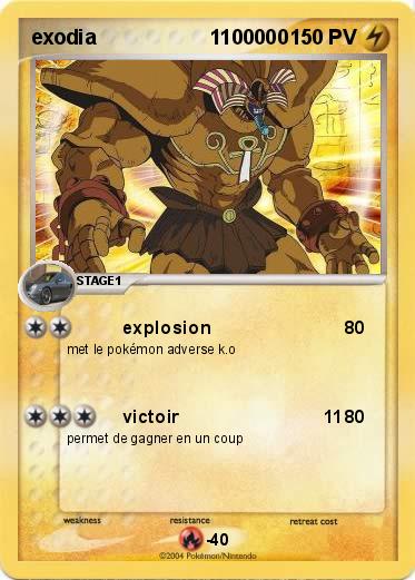 Pokemon exodia                    1100000