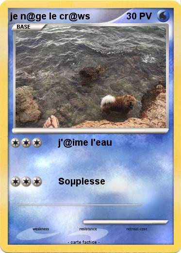 Pokemon je n@ge le cr@ws