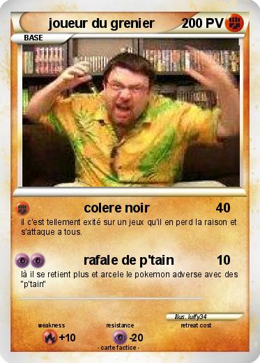 Pokemon joueur du grenier