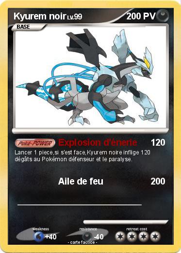 Pokemon Kyurem noir