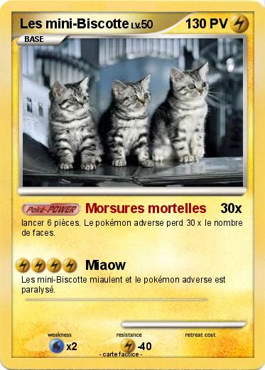 Pokemon Les mini-Biscotte