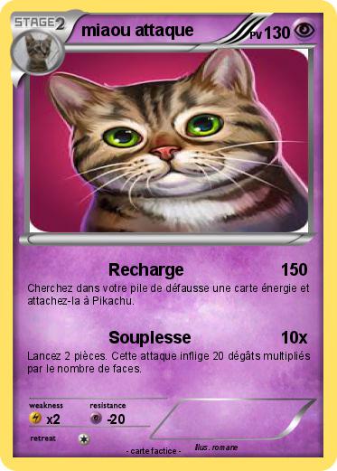 Pokemon miaou attaque