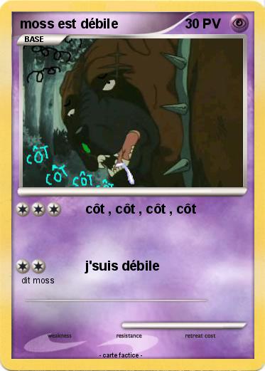 Pokemon moss est débile