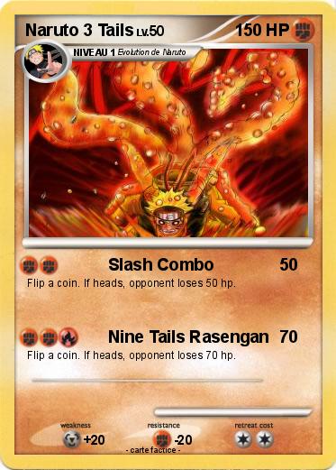 Pokemon Naruto 3 Tails