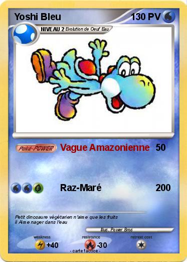 Pokemon Yoshi Bleu