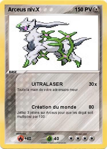 Pokemon Arceus niv.X