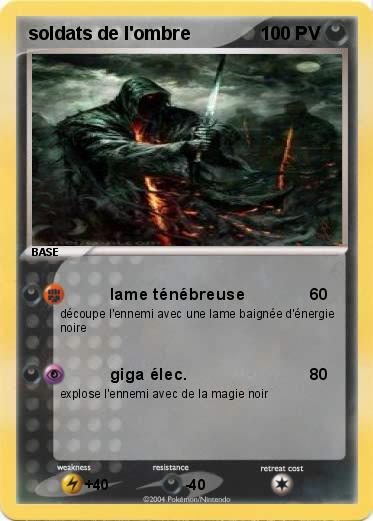 Pokemon soldats de l'ombre