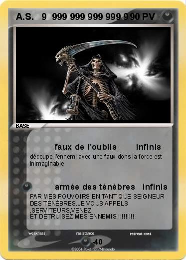 Pokemon  A.S.   9  999 999 999 999 9     