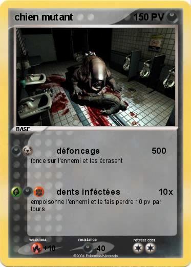 Pokemon chien mutant