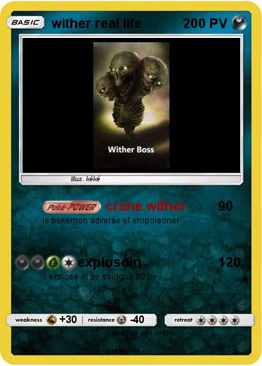 Pokemon wither real life