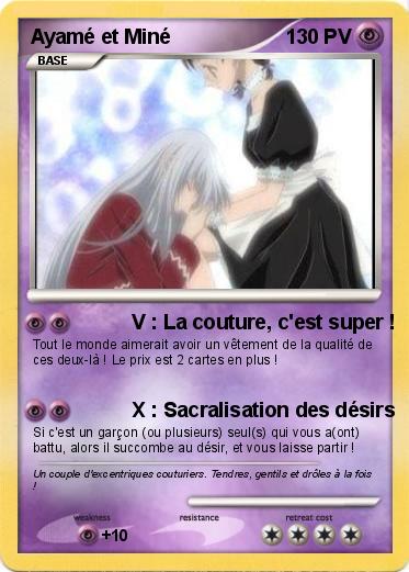 Pokemon Ayamé et Miné